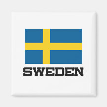 Sweden Flag Fridge Magnet