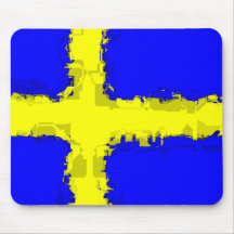 SWEDEN FLAG Mousepad
