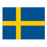 Sweden Flag Postcard