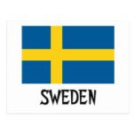 Sweden Flag Postcards