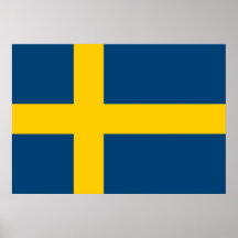 Sweden Flag Posters