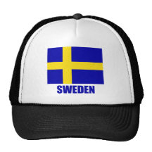 sweden_flag_sweden10x10 trucker hat