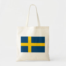Sweden Flag Tote Bag