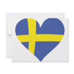 sweden heart icon invitations