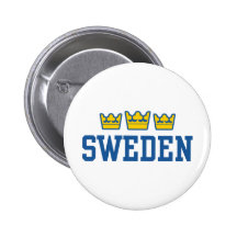 Sweden Pinback Button