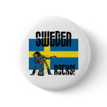 Sweden Rocks buttons