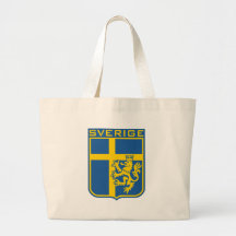 Sweden Sverige Canvas Bag
