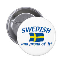Swedish and Proud Pins