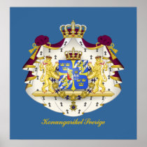 Swedish Coat of Arms Posters