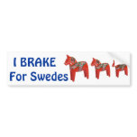 Swedish Dala Horse bumper stickers
