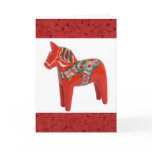 Swedish Dala Horse cards