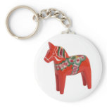 Swedish Dala Horse keychains