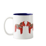 Swedish Dala Horse mugs