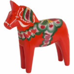 Swedish Dala Horse photo sculptures