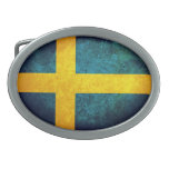 Swedish Flag Belt Buckle
