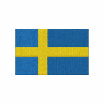 Swedish Flag embroidered shirts