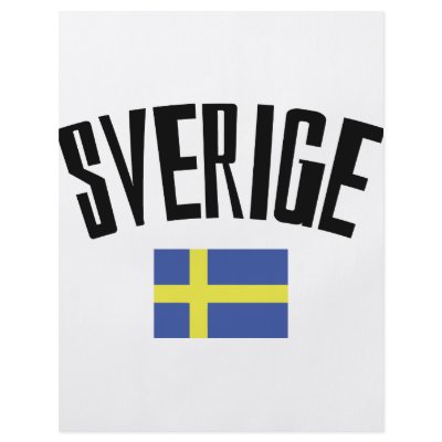 swedish flag icon personalised flyer by TomaniacLines