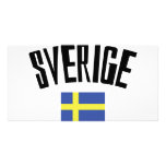 swedish flag icon photo cards