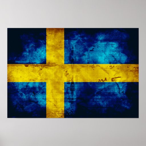 Swedish Flag Print