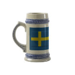 Swedish Flag Stein mugs