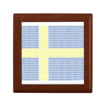 Swedish Flag w å + filler - Gift Box
