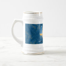 Swedish Girl Silhouette Flag Coffee Mug
