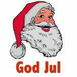 Swedish/Norwegian Santa photo sculptures