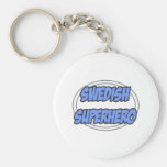 Swedish Superhero Key Chain