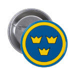 Swedish Three Crowns Flygvapnet Buttons