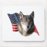 Swedish Vallhund Flag Mouse Mat