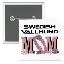 Swedish Vallhund MOM Button