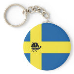 Swedish Viking Flag keychains