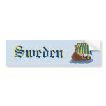 Swedish Viking Ship bumper stickers
