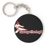 Sweep the Leg 80s Karate Parody keychains