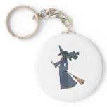 Sweeping Witch keychains