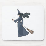 Sweeping Witch Mouse Pads