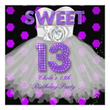 Girls Birthday Party Invitations on Free Printable 13th Birthday Party Invitations For Girls