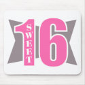 Sweet 16 (Art Deco) mousepads