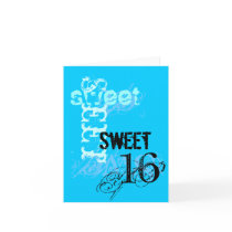 Sweet 16 Birthday Greeting Card
