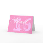 Sweet 16 birthday card