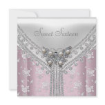 Sweet 16 Birthday Party White Butterfly Floral invitations