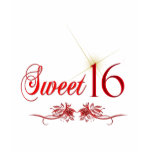 Sweet 16 Birthday t-shirts