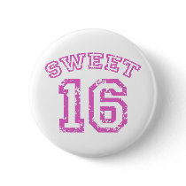 Sweet 16 pinback buttons