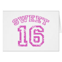 Sweet 16 card