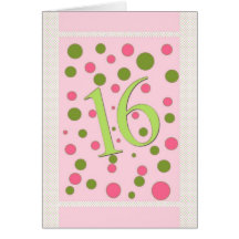 Sweet 16 cards