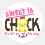 Sweet 16 Chick 2 Stickers