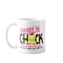 Sweet 16 Chick 3 Coffee Mugs