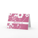 Sweet 16 Invitation Card