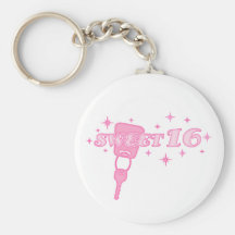 Sweet 16 Key Keychains