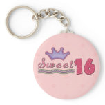 Sweet 16 keychain with crown